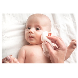 80 toallitas de algodón no tejido, sin alcohol ni perfume, suaves y delicadas para la piel del bebé, para uso en seco y húmedo. - Product Image 5
