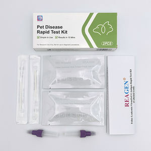 동물 애완 동물 의료 테스트 키트 <span class=keywords><strong>FeLV</strong></span> <span class=keywords><strong>Ag</strong></span> 고양이 백혈병 바이러스 <span class=keywords><strong>Ag</strong></span> 검출 클리닉 애완 동물을위한 빠른 테스트 키트 - Product Image 2