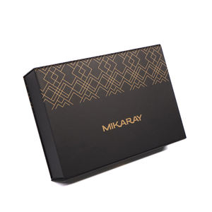 ブック型ギフトボックス硬質包装段ボール箱磁気蓋付き折りたたみ式 - Product Image 1