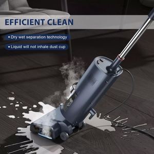 OEM Upright 1600W Electric Vacuum Cleaner and Steam Mop Wet and Dry <b>Floor</b> and Carpet/Sofa <b>Cleaning</b> <b>Machine</b> for Home Use-LJ160B - Product Image 2