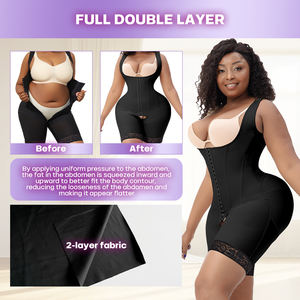 Faja Colombiana Levantador de Glúteos Para Mujer Prendas de Compresión <span class=keywords><strong>Post</strong></span> Cirugía Control de Barriga Adelgazante <span class=keywords><strong>Fajas</strong></span> para Mujer - Product Image 3