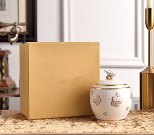 Service à thé en porcelaine fine écologique motif papillon rose 2026 pour fêtes - Product Image 3