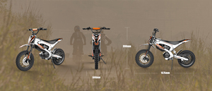 Motocicleta Eléctrica Todoterreno KuKirin X1, Llantas de 14/12 Pulgadas, Frenos Hidráulicos, Pantalla LED, para Turismo y Reparto - Product Image 6