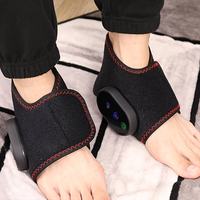 Masseur électrique pour pieds et jambes, chauffe-chevilles, protection chauffante, compresse chauffante pour pieds, contrôle de la minuterie, AS ALL STAR