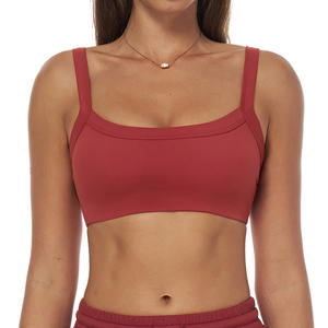Großhandel Nude Open Back <span class=keywords><strong>Strappy</strong></span> Gym Fitness Wear Plus Size <span class=keywords><strong>Yoga</strong></span> Sport-BH für Frauen U-förmigen Rücken Fitness-BH - Product Image 4