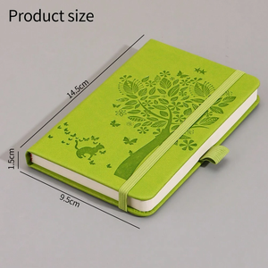 สมุดโน้ตแบบพกพาทนทานพร้อมที่ใส่ปากกาสมุดโน้ตปกแข็งแบบพกพาระดับ A6 - Product Image 4