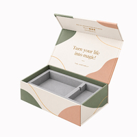 Nouveaux produits électroniques, boîte en carton avec fermeture magnétique, doublure répétée, impression personnalisée du logo, emballage en forme de livre