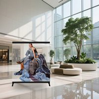 Écran LED professionnel InVisia série T 2x2m 90% transparent, pas de pixel de 3,91 mm/6,25 mm, fréquence de rafraîchissement 7680 Hz, certifié sûr