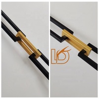 Balaustres de Hierro Modernos de Lujo, Cuadrados, de 1/2*44 Pulgadas, con Eslabones de Cadena Dorados, para Decoración de Escaleras Interiores, Piezas Metálicas para Escaleras en Oferta