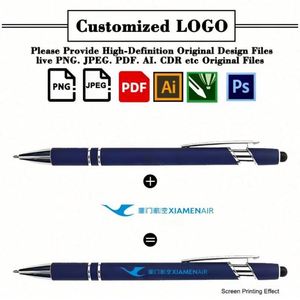 Stylos promotionnels personnalisés pour cadeaux d'affaires avec logo, stylo à bille en métal, vente en gros - Product Image 2