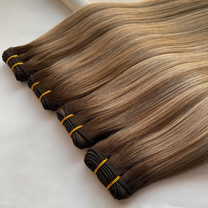 <span class=keywords><strong>Cheveux</strong></span> humains 100% Remy européen vierges, double trame, cuticules intactes, pour tissages à double trame à la machine, directement de l'usine - Product Image 2