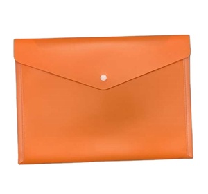 Carpeta de plástico para documentos con impresión personalizada, tamaño A4, botón a presión, PP - Product Image 1