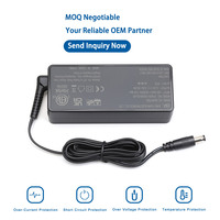 Adaptateur secteur de bureau certifié CE FCC GS, OEM ODM, tension personnalisée, prise DC, alimentation AC/DC pour éclairage LED, moniteur, équipement