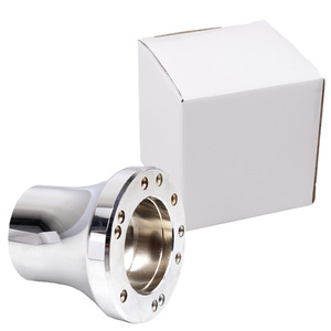 Adaptateur de base de volant CRASTP pour voiturette de golf EZ GO TXT RXV E Model, pièce en métal argenté avec vis - Product Image 3