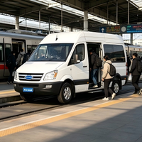 Nouveau minibus électrique urbain à conduite à droite, longueur 5960 mm, capacité de montée de 20 %, transmission automatique, véhicule utilitaire pour passagers Commonwealth