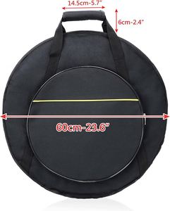 Échantillon gratuit : Housse de transport pour cymbales avec séparateurs rembourrés de 6 mm, poignées de transport, sangles de sac à dos, protection double couche - Product Image 1