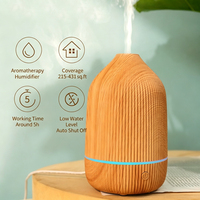 Humidificateur à ultrasons silencieux, commande à un bouton, arrêt automatique sans eau, diffuseur d'huiles essentielles portable de 100 ml pour le yoga