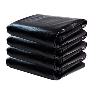 Factory Disposable Plastic Heavy Duty HDPE LDPE <b>Refuse</b> Trash Waste Plastic <b>Bin</b> Liner Biodegradable Rubbish Bag - Product Image 1