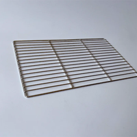 Grille de cuisson et plateau en maille métallique d'extérieur en acier inoxydable de qualité alimentaire pour barbecue, personnalisable OEM/ODM