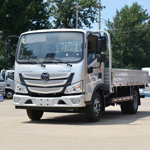 โรงงานจำหน่ายรถบรรทุกขนาดเล็ก Foton 4x2 รถบรรทุกขนาดเล็กเครื่องยนต์ดีเซล Cummins เกียร์ธรรมดา 6x4 2 ที่นั่ง รถบรรทุกขนส่งสินค้า ลดราคา - Product Image 4