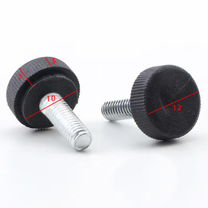 Mingxin <b>Round</b> <b>Head</b> Knurled <b>Screw</b> Galvanized Steel DIN7984 Level 4.8 Iron Plastic Handle Bolt Adjustable - Product Image 2