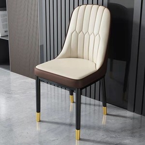 Sedia <span class=keywords><strong>da</strong></span> <span class=keywords><strong>Pranzo</strong></span> Moderna di Lusso in Stile Nordico, Sedie per Ristorante Europeo, Sedie per Hotel, Imbottite in Pelle PU per <span class=keywords><strong>Sala</strong></span> <span class=keywords><strong>da</strong></span> <span class=keywords><strong>Pranzo</strong></span> - Product Image 2