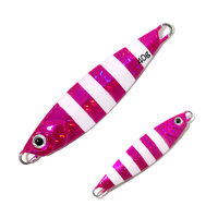 40g 60g Long Casting métal Jig Appâts de pêche Leurre de pêche plomb poisson lumineux pas lent Jigbaits Leurre de pêche en eau salée Jigbaits