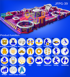 JOYFUL FUN extérieur énorme château sautant géant gonflable videur grande maison de rebond aire de jeux parc de <span class=keywords><strong>trampoline</strong></span> à thème - Product Image 5