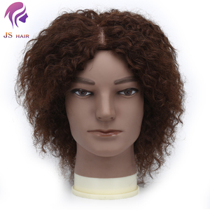 Tete a Coiffer <span class=keywords><strong>Afro</strong></span> Cheveux Naturels Mannequin Têtes Cheveux École Étudiant <span class=keywords><strong>Homme</strong></span> Mâle Pratique Mannequin Modèle Tête Noir - Product Image 1