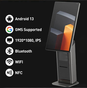 SUNMI Flex3 显示屏 Android 13 高清屏幕 NFC 读取器 定制餐厅在线点餐自助结账 POS - Product Image 1