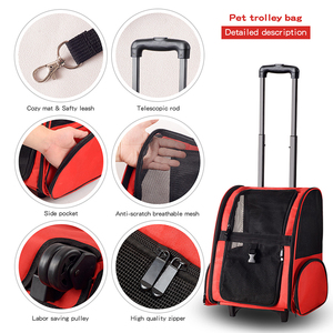 <span class=keywords><strong>Mochila</strong></span> <span class=keywords><strong>con</strong></span> ruedas para mascotas, bolsa de viaje <span class=keywords><strong>con</strong></span> ruedas para gatos y cachorros - Product Image 2