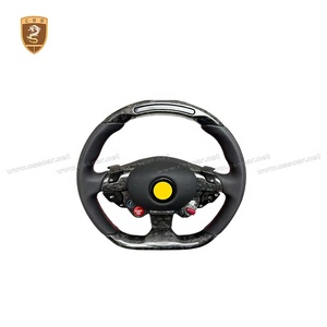 Pour <span class=keywords><strong>Ferrari</strong></span> 458 488 F8 F12 812 California T FF Portofino GTC4 : éclairage de levier de vitesse LED personnalisé, garnitures intérieures multiples pour volant de voiture - Product Image 6
