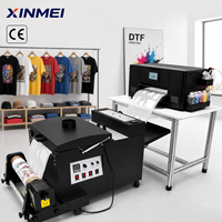 Imprimante numérique Xinmei A3 DTF pour film PET, compatible avec la tête Epson XP600, nouvelle, 220V/110V, avec sécheur vibrant