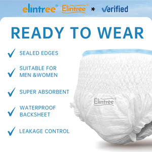 Elintree Couches-culottes imprimées pour adultes, jetables, écologiques, pour personnes âgées, avec protection anti-fuites 3D, respirantes, tailles <span class=keywords><strong>S</strong></span> M L XL XXL, vente en gros - Product Image 4