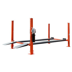 Gran oferta Hobby Enthusiast 8000lbs elevadores de cuatro postes para servicio de coche de garaje en casa con Kits de ruedas/bandejas de goteo/bandeja de gato rodante - Product Image 4