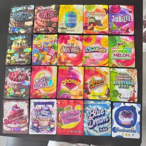 Offres Spéciales en stock des milliers de styles de sacs d'emballage comestibles sacs refermables en mylar 7g 28g 3.5g emballage comestible odeur - Product Image 6