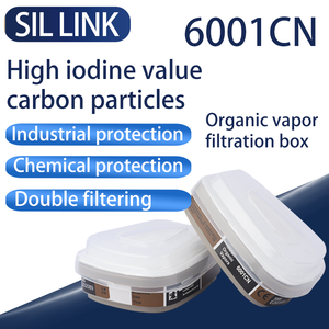 Hình cầu mặt nạ đầy đủ mặt lọc 6001CN bụi sơn phun lọc hộp nửa maskuniversal lọc hộp mực - Product Image 4