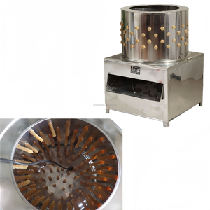 Machine rotative d'échaudage et d'épluchage des plumes pour la viande de dinde, de poulet et de volailles - Product Image 5