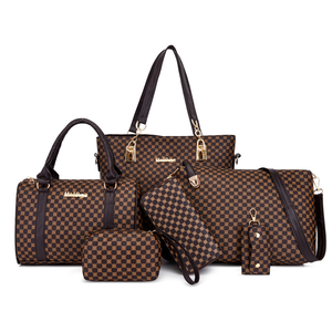 Nuova Collezione 2026: Set di 6 Borse da Donna di Lusso con Monogramma Stampato, Grande Capacità, in Poliestere, Borsa a Tracolla e a Spalla - Product Image 2