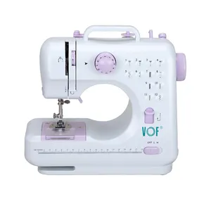 VOF fabrika ev Mini taşınabilir elektrikli FHSM-505L dikiş maquina de coser fabrika fiyat DİKİŞ MAKİNESİ