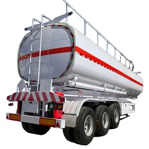 Top level 50000 Liters Fuel Transport Tanker Semi Truck Trailer Fuel Tank Trailer For Sale