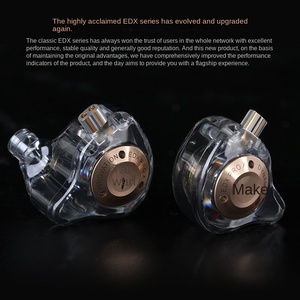 KZ-EDX Casque intra-auriculaire à bobine mobile <span class=keywords><strong>PRO</strong></span> <span class=keywords><strong>X</strong></span> 3.5mm Annulation active du bruit (ANC) Contrôle filaire Mac LHDC pour ordinateur portable - Product Image 2