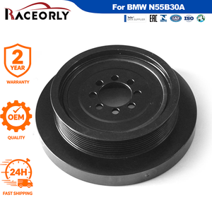 RACEORLY 11237573655 Smorzatore di Vibrazioni per Puleggia Albero Motore <span class=keywords><strong>BMW</strong></span> N55B30A 3.0T <span class=keywords><strong>Serie</strong></span> 1 2 3 <span class=keywords><strong>4</strong></span> 5 6 7 X3 X4 X5 X6 - Product Image 1