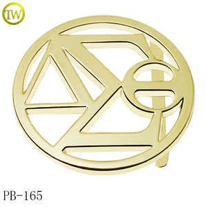 Fibbia per Cintura Personalizzata con Lettere Cave, Accessorio Placcato Oro per Donna, Fibbia in Metallo con Logo, Fibbia Scorrevole Regolabile, Produttori - Product Image 1
