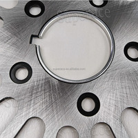 Disques de frein de moto polis miroir ou naturels de 11,5'' et 11,8'' pour Harley Davidson, avant et arrière
