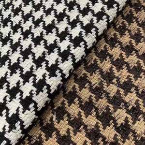 Tissu en tweed français 100% Polyester, combinaison <span class=keywords><strong>pied</strong></span>-<span class=keywords><strong>de</strong></span>-<span class=keywords><strong>poule</strong></span>, textile <span class=keywords><strong>de</strong></span> chine, tissu en laine teint, pour <span class=keywords><strong>manteau</strong></span> - Product Image 2