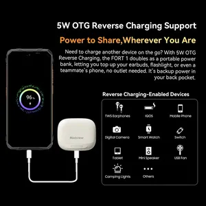 Téléphone robuste Blackview FORT 1 4G, batterie 10000 mAh, écran 6,56 pouces, 8 Go de RAM, 256 Go, Android 15, NFC, téléphones mobiles - Product Image 5