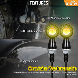 Chopper <span class=keywords><strong>CafeRacer</strong></span> Bobber motocicleta LED agua señal indicador lámpara reacondicionamiento Accesorios - Product Image 5