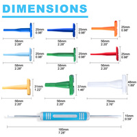 Kit d'outils de démontage de bornes Deutsch JRready ST5157 pour fils de calibre 4, 8, 12, 14, 16, 20, outil de démontage DRK-RT1 pour connecteurs Deutsch