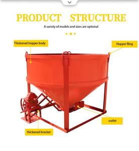 Inşaat Için 1000 L Beton Hazne Çoklu Modeller Özelleştirilebilir Beton Hazne - Product Image 5